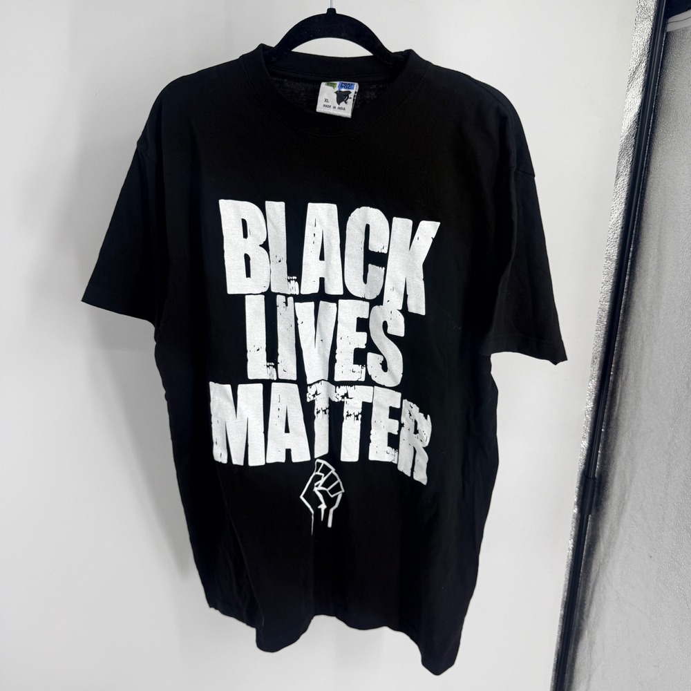 Phat Doc Black Lives Matter Graphic Tee Mens XL Super Heavy Weight Cotton Shirt